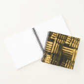 Brown Gold Tribal Marks Sketchbook Bullet Journal Notizblock (Innenseite)