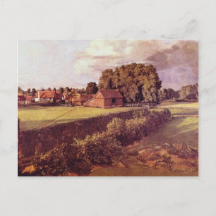 Brown Golding Constable's Flower Garden, John Cons Postkarte