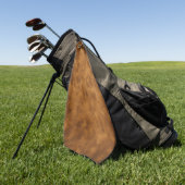Brown Golf Towel – Soft, Absorbent & Durable Golfhandtuch (Gras)