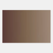 Brown Gradient Geschenkpapier Set (Vorderseite 3)