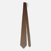 Brown Gradient Neck Tie Krawatte (Vorderseite)