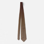 Brown Gradient Neck Tie Krawatte (Rückseite)