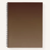 Brown Gradient Notizblock (Vorderseite)