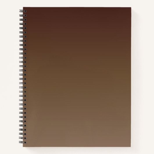 Brown Gradient Notizblock (Vorderseite)
