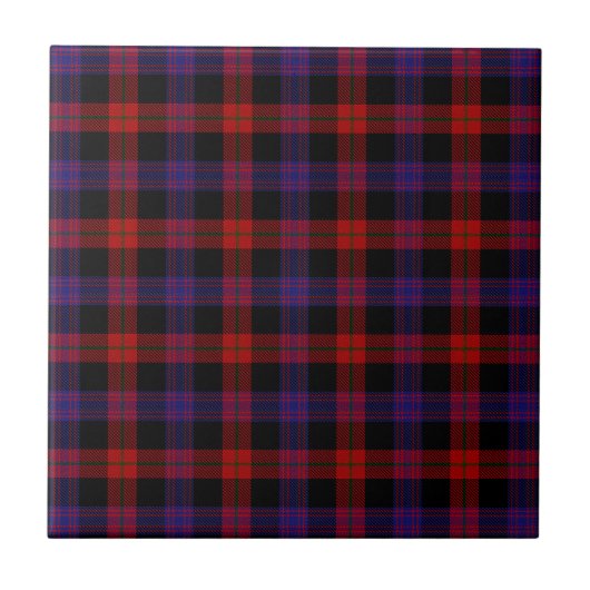Brown Grady Tartan Fliese (Vorderseite)