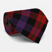 Brown Grady Tartan Kariertes Muster Krawatte (Gerollt)