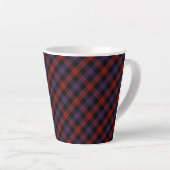Brown Grady Tartan Kariertes Muster Milchtasse (Rechte Ecke)