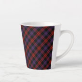 Brown Grady Tartan Kariertes Muster Milchtasse (Rechts)