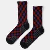 Brown Grady Tartan Plaid Pattern Socken (Links)