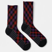 Brown Grady Tartan Plaid Pattern Socken (Rechts)