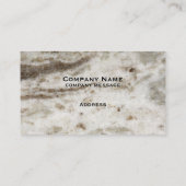 Brown-Granit-Visitenkarte Visitenkarte (Rückseite)