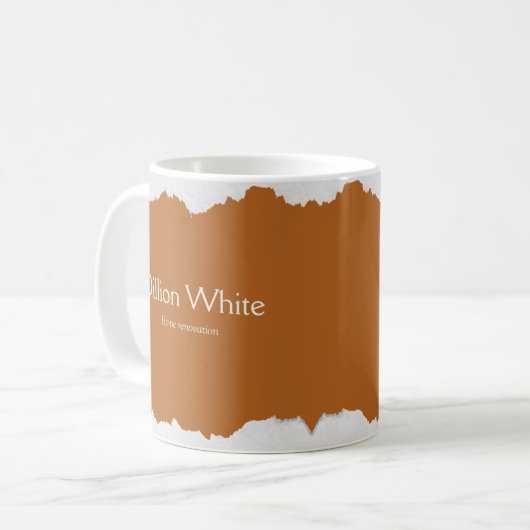 Brown gray textured print kaffeetasse (Vorderseite Links)