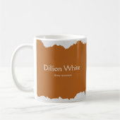 Brown gray textured print kaffeetasse (Links)