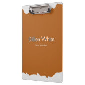 Brown gray textured print klemmbrett (Links)