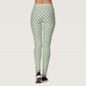 Brown Green Gingham Leggings (Rückseite)
