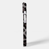 Brown Grey Black Leopard Animal Case-Mate iPhone Hülle (Rückseite / Links)
