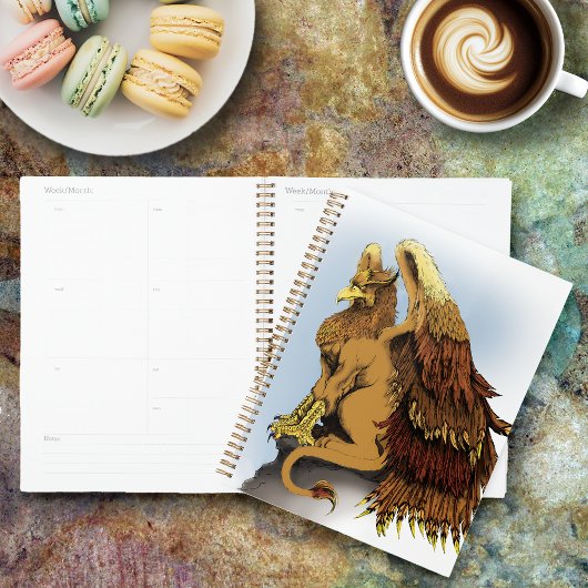 Brown Griffin Fantasy Planer