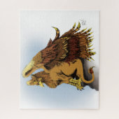 Brown Griffin Fantasy Puzzle (Vertikal)