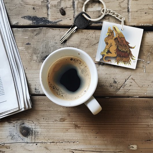 Brown Griffin Fantasy Schlüsselanhänger