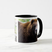 Brown-Grizzlybär Tasse (VorderseiteRechts)