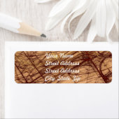 Brown Grun Abstrakt Fraktal Rücksendeadresse Stick (Insitu)