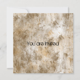 Brown Grunge Abstrakt Babydusche Einladung