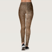 Brown Grunge Leggings (Rückseite)