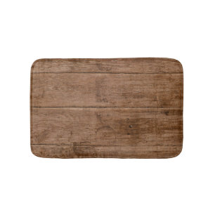 Brown Grunge Wood Texture Bath Matts Badematte
