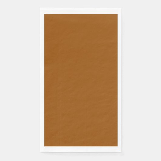 Brown Guest Paper Napkin Serviette (Vorderseite)