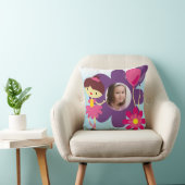 Brown Hair Ballerina Pillow Kissen (Stuhl )