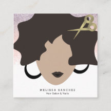 Brown Hair Imitate Gold Glitzer Salon Beauty