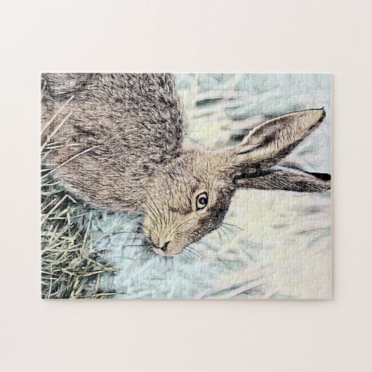 Brown Hare Puzzle (Horizontal)