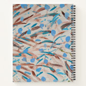 Brown hat die Blues Personalisiertes Notebook Notizblock (Rückseite)