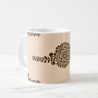 Brown Henna Tattoo - Brown Mehendi Motifs Kaffeetasse