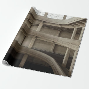 BROWN-HOLZRAHMEN-CEILING WÄHREND DES TAGES GESCHENKPAPIER