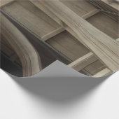BROWN-HOLZRAHMEN-CEILING WÄHREND DES TAGES GESCHENKPAPIER (Ecke)