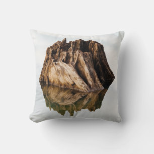 BROWN HOLZRAHMEN KISSEN