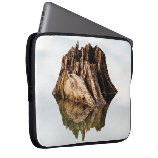 BROWN HOLZRAHMEN LAPTOPSCHUTZHÜLLE (Vorne Rechts)