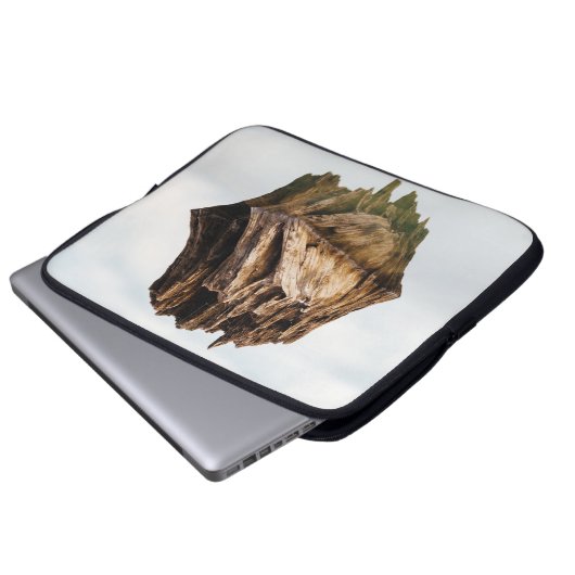 BROWN HOLZRAHMEN LAPTOPSCHUTZHÜLLE (Vorne Knopf)