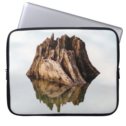 BROWN HOLZRAHMEN LAPTOPSCHUTZHÜLLE (Vorderseite)