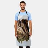 BROWN HOLZRAHMEN SCHÜRZE (Getragen)