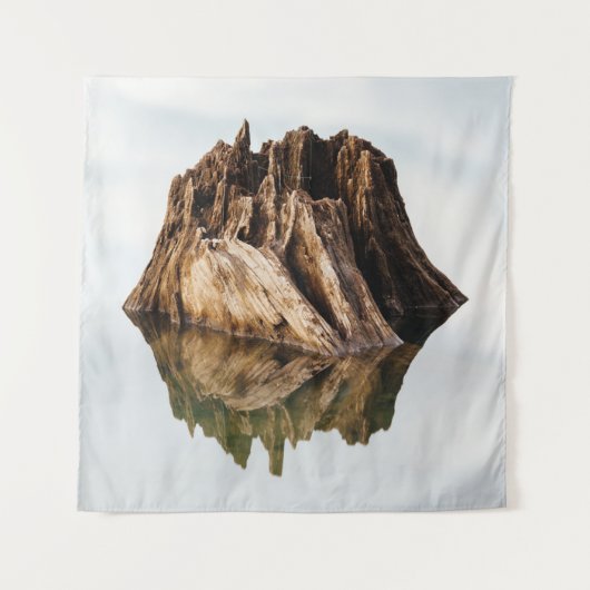 BROWN HOLZRAHMEN WANDTEPPICH (Vorderseite)