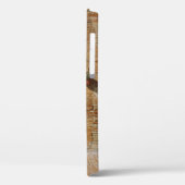 BROWN HOLZTÜR AUF BROWN BRICK WALL Case-Mate iPhone HÜLLE (Rückseite / Links)