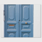 BROWN HOLZTÜREN GESCHENKPAPIER (Flach)