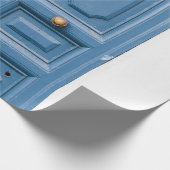 BROWN HOLZTÜREN GESCHENKPAPIER (Ecke)