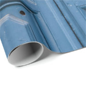 BROWN HOLZTÜREN GESCHENKPAPIER (Rolleneckpunkt)