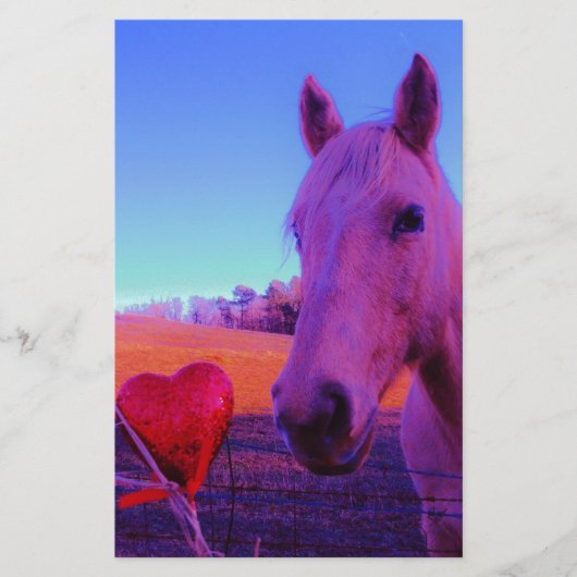 Brown Horse and Red Heart (Vorderseite)