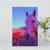Brown Horse and Red Heart (Stehend Vorderseite)
