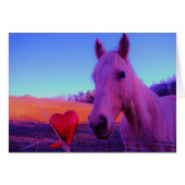 Brown Horse and Red Heart (Vorderseite (Horizontal))