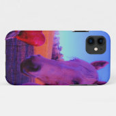 Brown Horse and Red Heart Case-Mate iPhone Hülle (Rückseite (Horizontal))